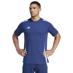 adidas Tiro 24 Sweat T-Shirt Donkerblauw Wit
