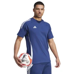 adidas Tiro 24 Sweat T-Shirt Donkerblauw Wit