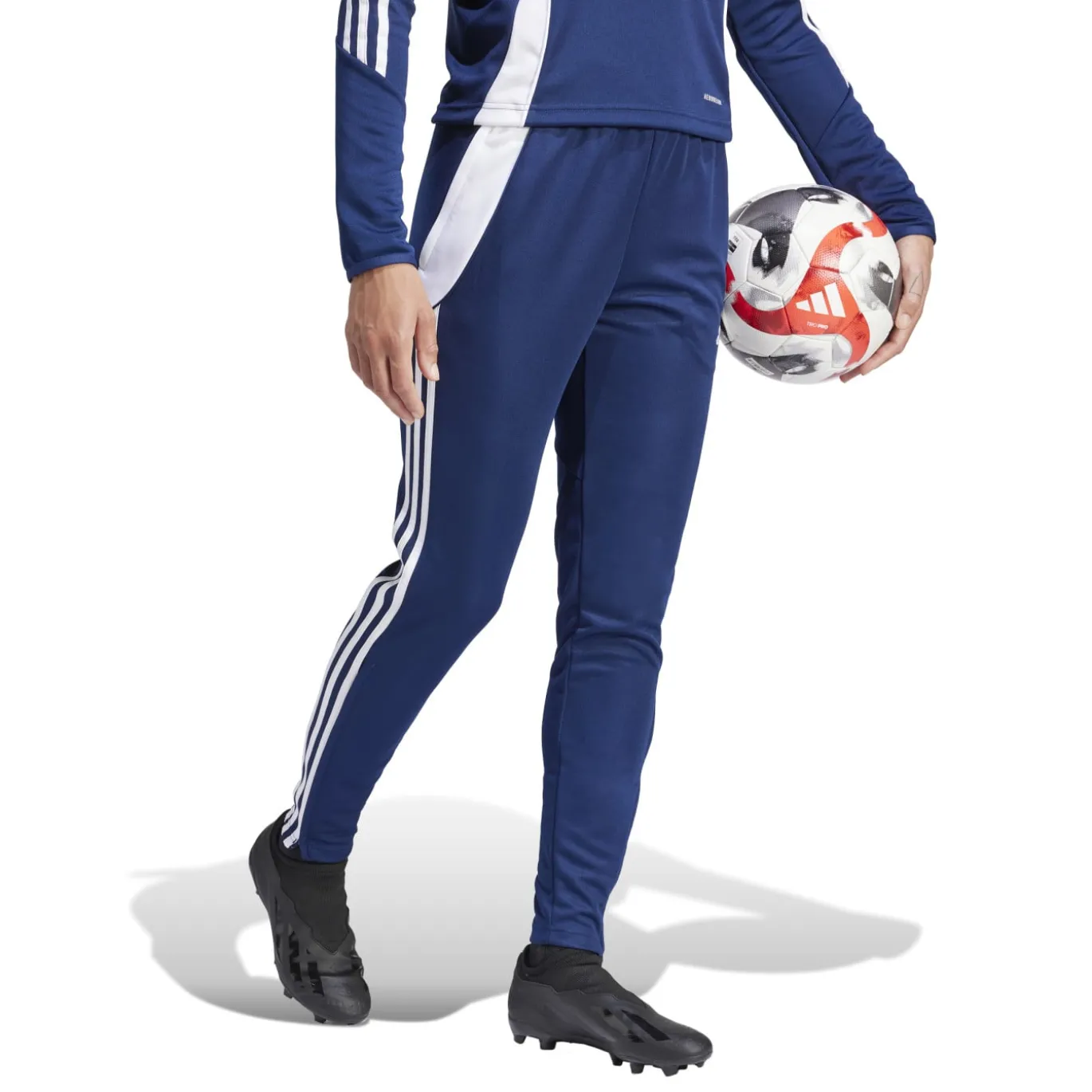 adidas Tiro 24 Trainingsbroek Dames Donkerblauw Wit