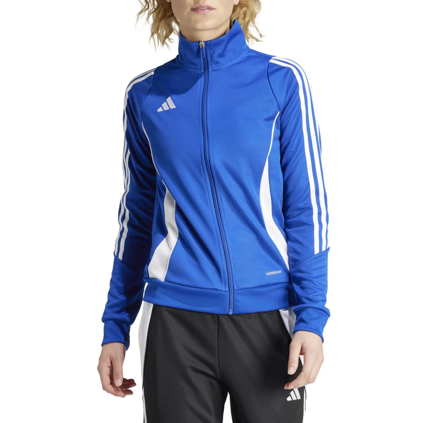 adidas Tiro 24 Trainingsjack Dames Blauw Wit