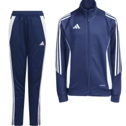 adidas Tiro 24 Trainingspak Kids Donkerblauw Wit