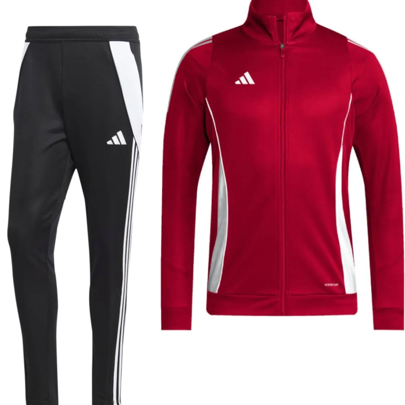 adidas Tiro 24 Trainingspak Rood Zwart Wit