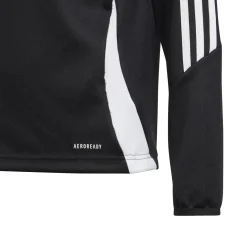 adidas Tiro 24 Trainingspak 1/4-Zip Kids Zwart Wit
