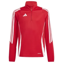 adidas Tiro 24 Trainingspak 1/4-Zip Kids Rood Zwart Wit