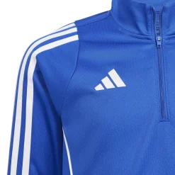adidas Tiro 24 Trainingspak 1/4-Zip Kids Blauw Donkerblauw Wit