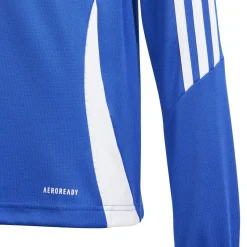 adidas Tiro 24 Trainingspak 1/4-Zip Kids Blauw Donkerblauw Wit