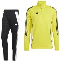adidas Tiro 24 Trainingspak 1/4-Zip Geel Zwart Wit