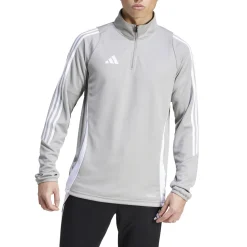 adidas Tiro 24 Trainingspak 1/4-Zip Lichtgrijs Zwart Wit