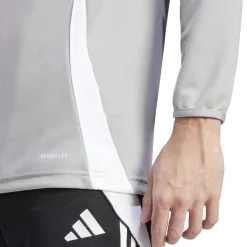 adidas Tiro 24 Trainingspak 1/4-Zip Lichtgrijs Zwart Wit