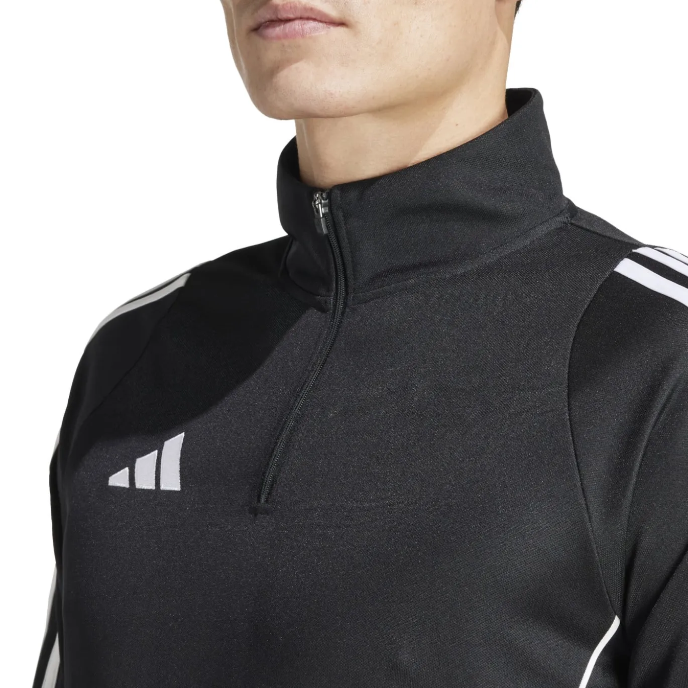adidas Tiro 24 Trainingspak 1/4-Zip Slim-fit Zwart Wit