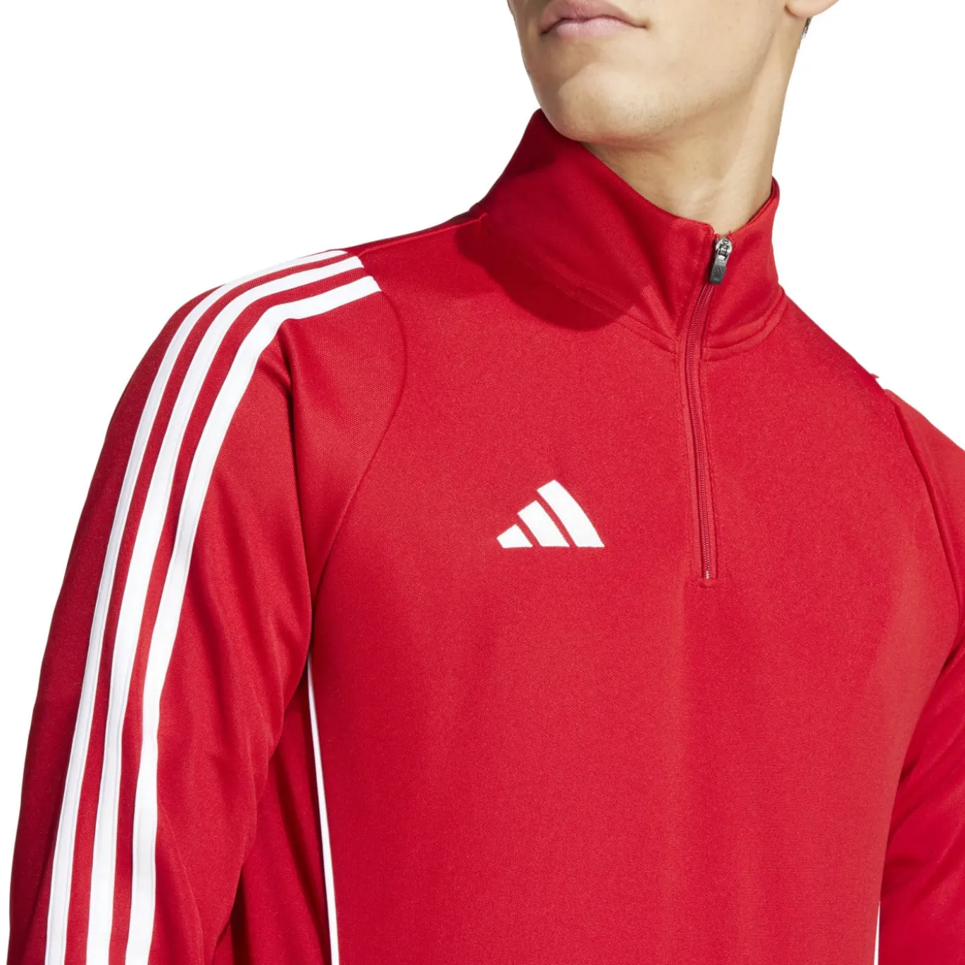 adidas Tiro 24 Trainingspak 1/4-Zip Rood Zwart Wit