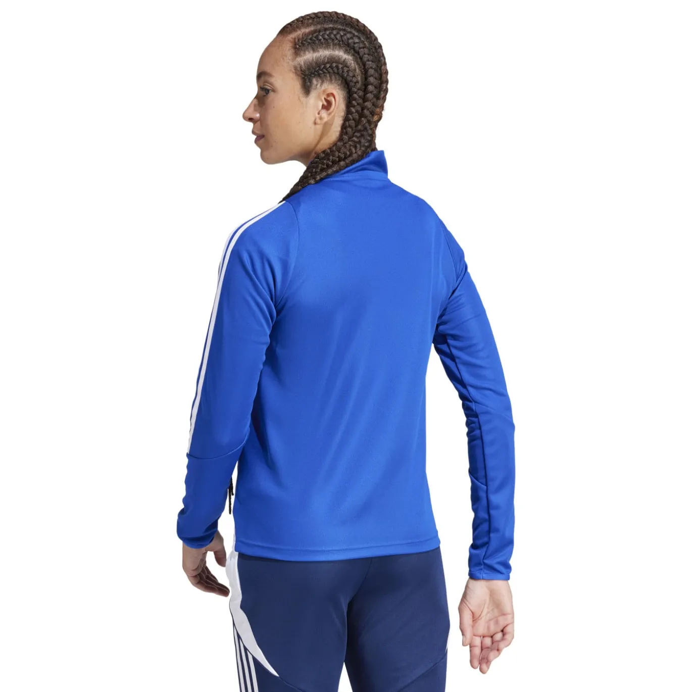 adidas Tiro 24 Trainingspak 1/4-Zip Dames Blauw Donkerblauw Wit