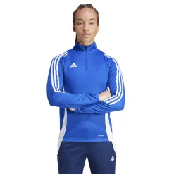 adidas Tiro 24 Trainingspak 1/4-Zip Dames Blauw Donkerblauw Wit