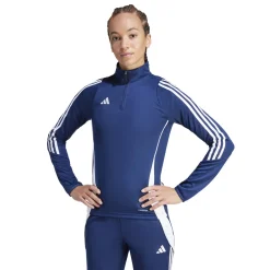 adidas Tiro 24 Trainingspak 1/4-Zip Dames Donkerblauw Wit