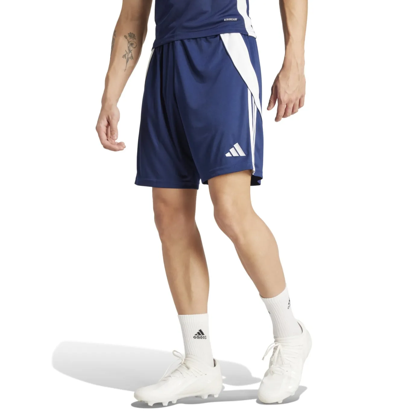 adidas Tiro 24 Trainingsset Blauw Donkerblauw Wit