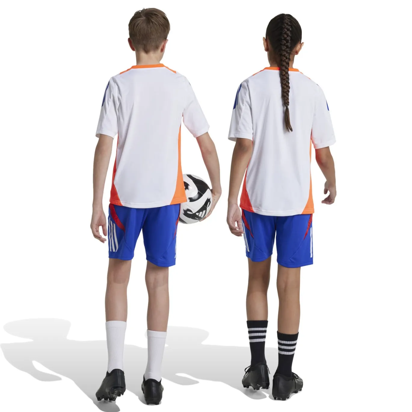 adidas Tiro 24 Trainingsset Kids Wit Oranje Paars