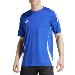 adidas Tiro 24 Trainingsshirt Blauw Wit
