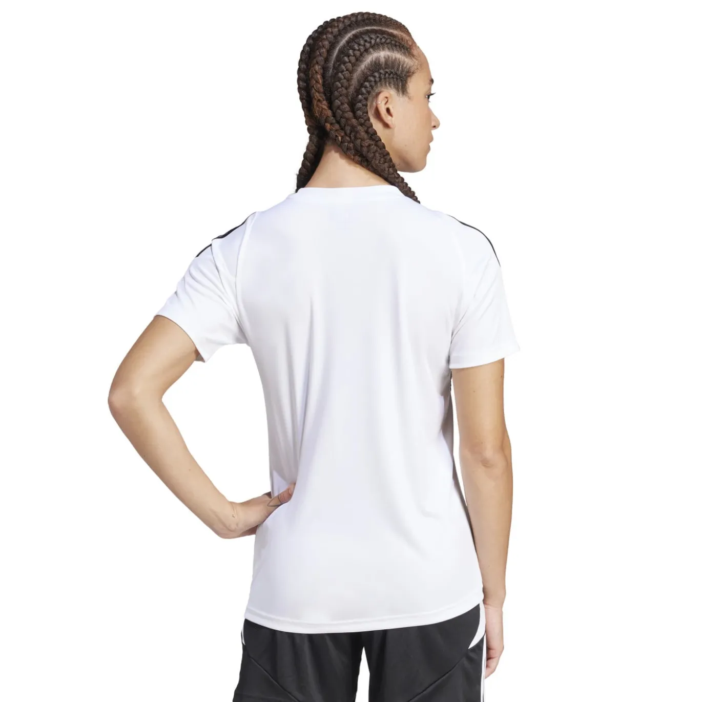 adidas Tiro 24 Trainingsshirt Dames Wit Zwart