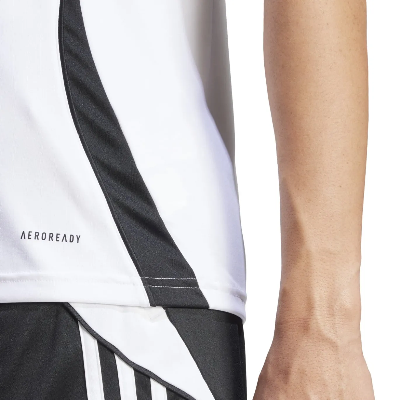 adidas Tiro 24 Trainingsshirt Dames Wit Zwart