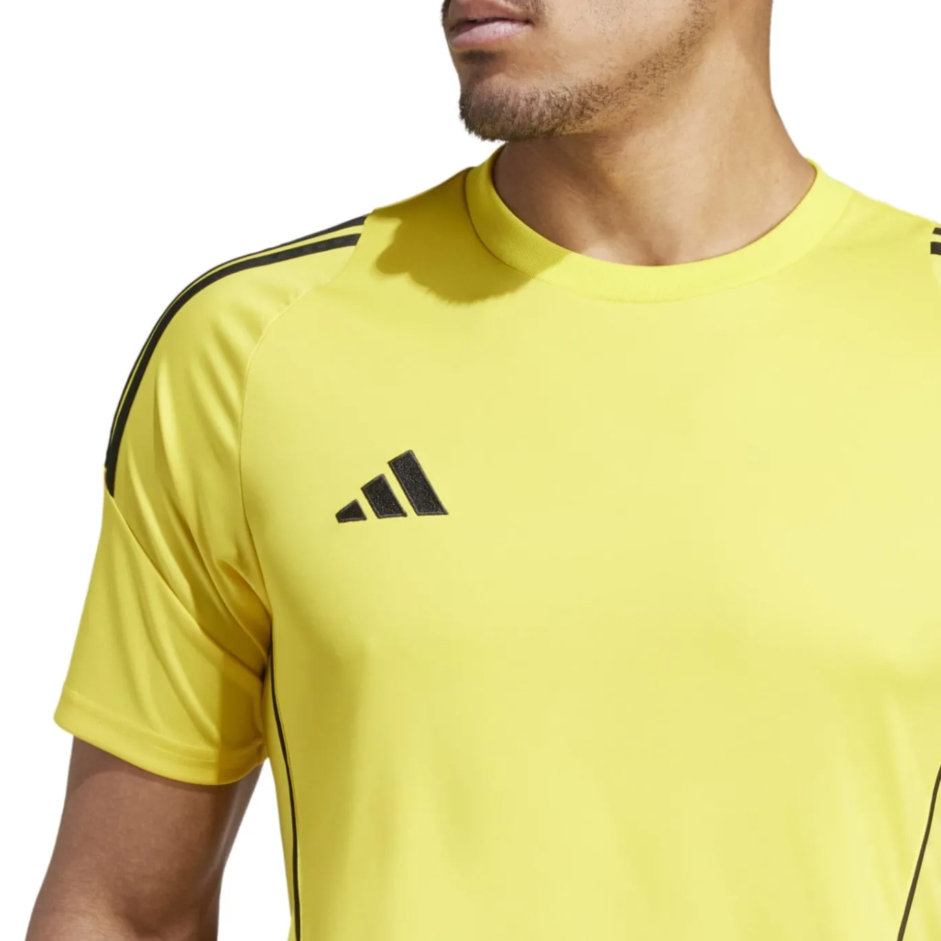 adidas Tiro 24 Trainingsshirt Geel Zwart Wit