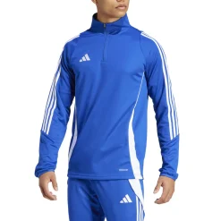 adidas Tiro 24 Trainingstrui 1/4-Zip Blauw Wit