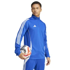 adidas Tiro 24 Trainingstrui 1/4-Zip Blauw Wit