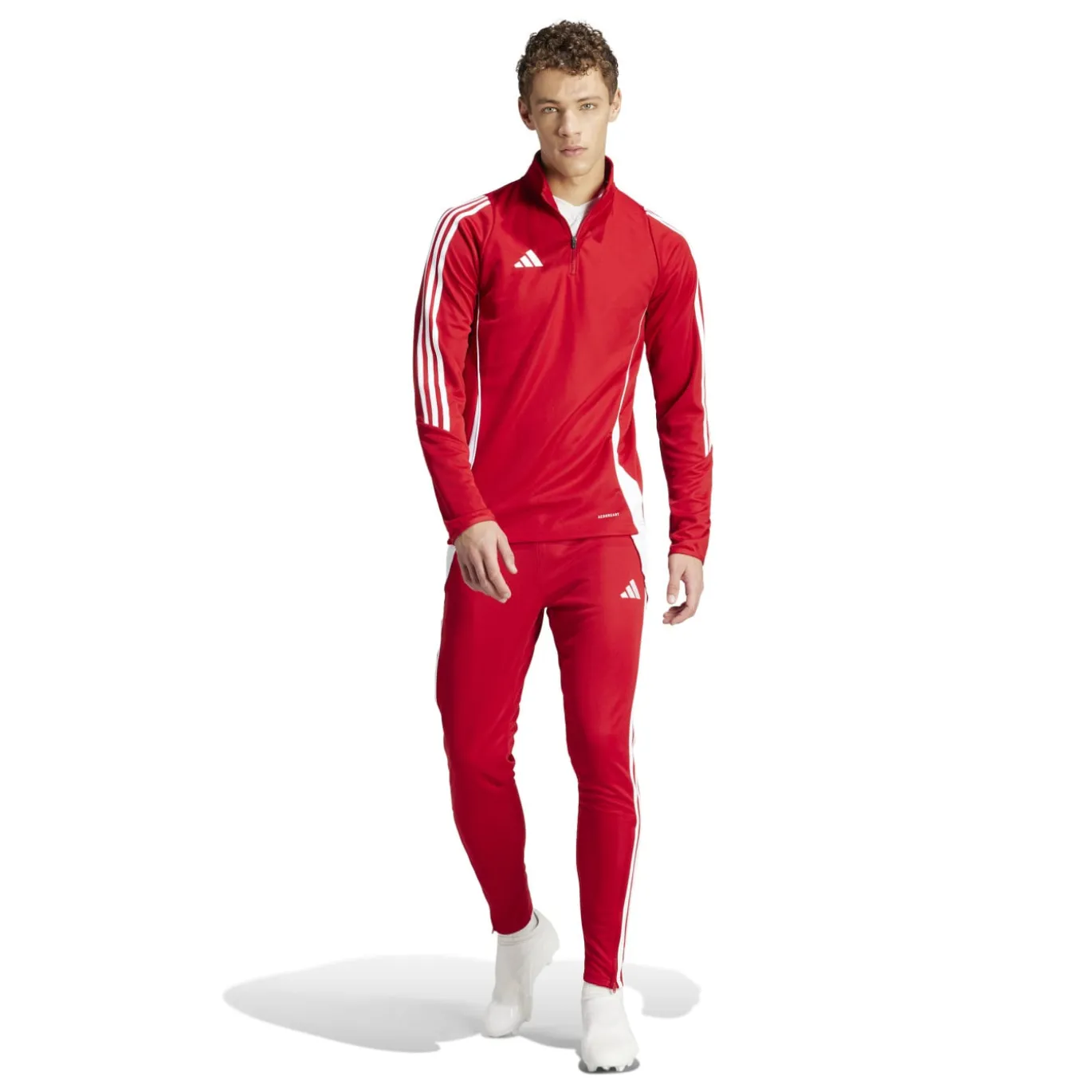 adidas Tiro 24 Trainingstrui 1/4-Zip Rood Wit