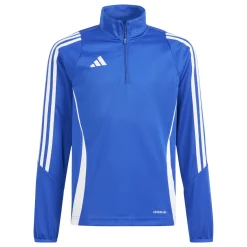 adidas Tiro 24 Trainingstrui 1/4-Zip Kids Blauw Wit
