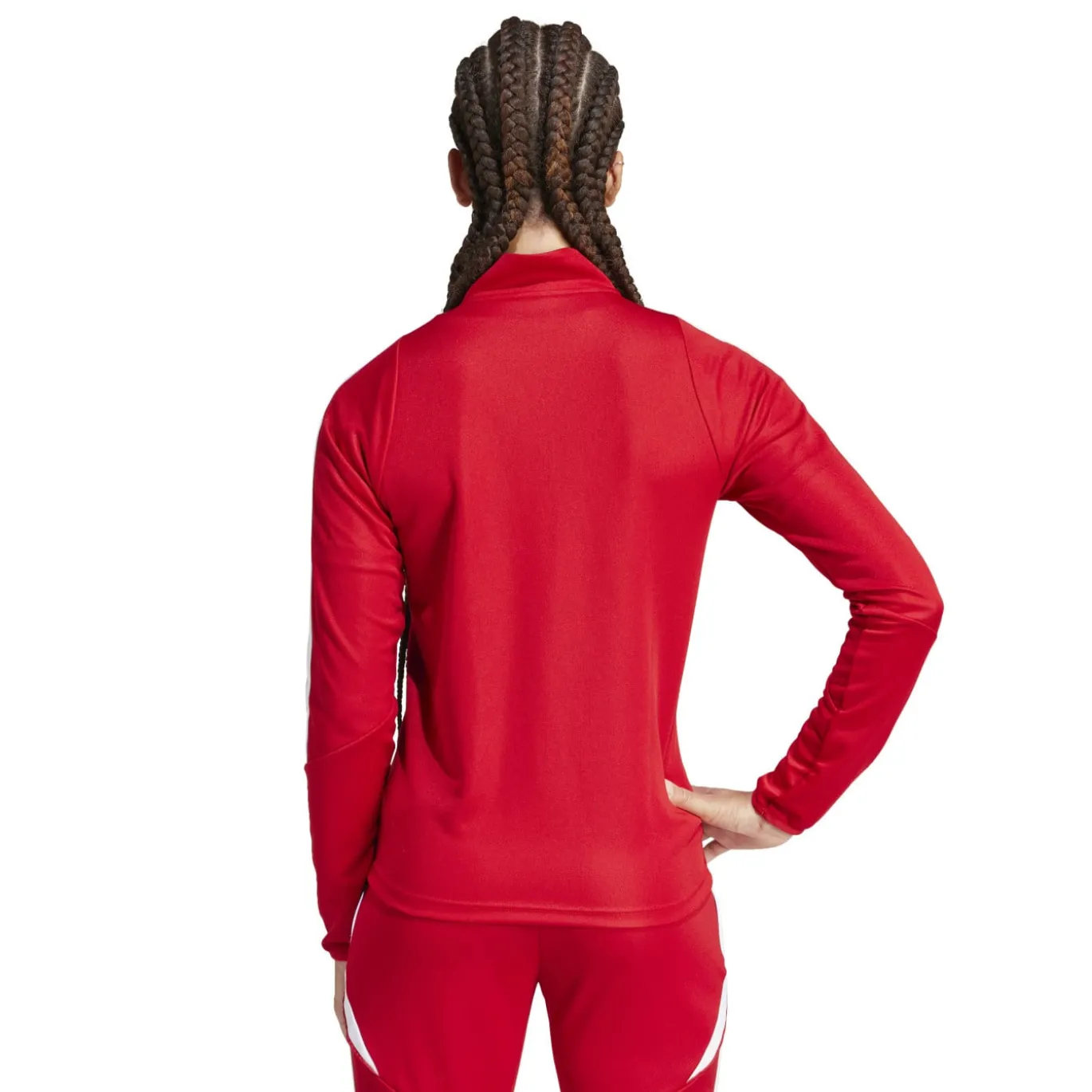 adidas Tiro 24 Trainingstrui 1/4-Zip Dames Rood Wit