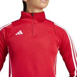adidas Tiro 24 Trainingstrui 1/4-Zip Dames Rood Wit