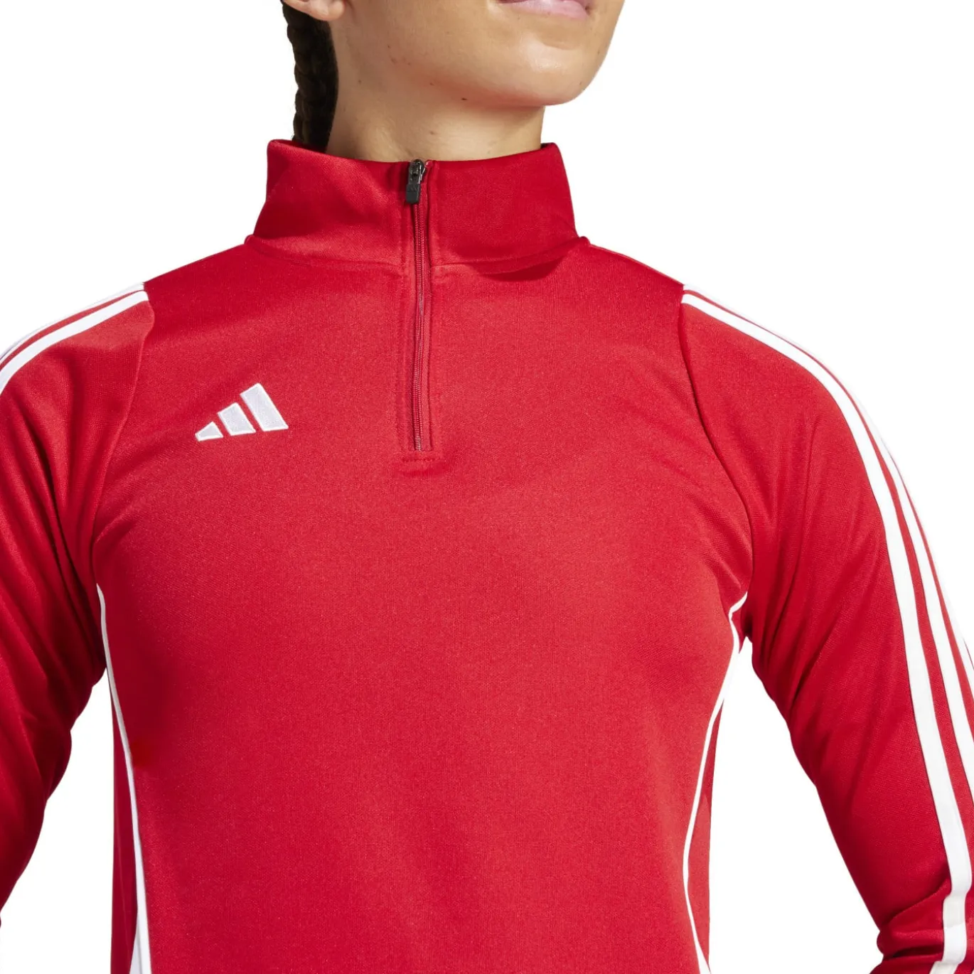 adidas Tiro 24 Trainingstrui 1/4-Zip Dames Rood Wit