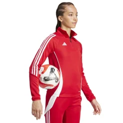 adidas Tiro 24 Trainingstrui 1/4-Zip Dames Rood Wit