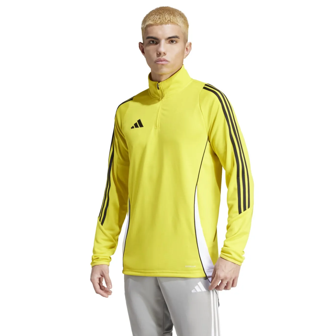 adidas Tiro 24 Trainingstrui 1/4-Zip Geel Zwart Wit
