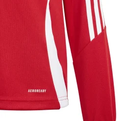 adidas Tiro 24 Trainingstrui 1/4-Zip Kids Rood Wit