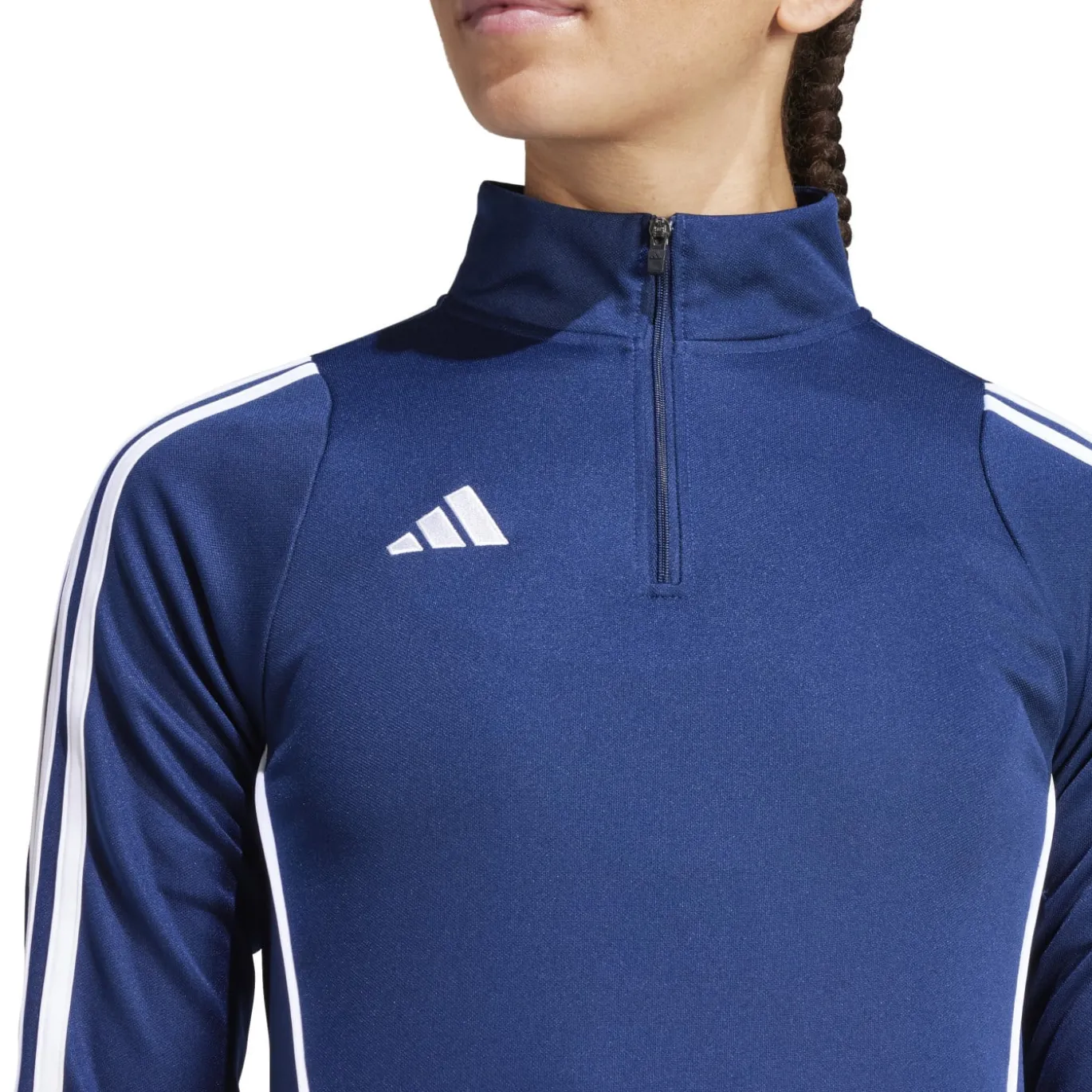 adidas Tiro 24 Trainingstrui 1/4-Zip Dames Donkerblauw Wit