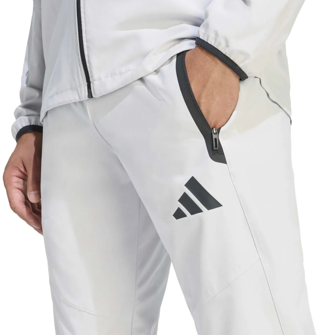 adidas Tiro Travel Broek Grijs Zwart