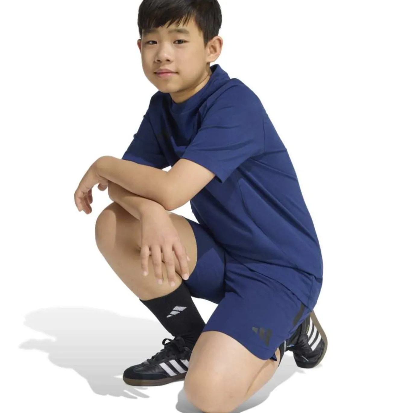 adidas Tiro Travel Broekje Kids Donkerblauw Zwart