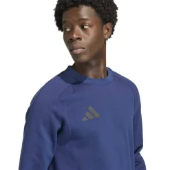 adidas Tiro Travel Crew Sweater Donkerblauw Zwart