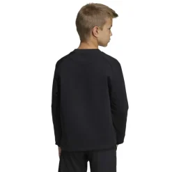 adidas Tiro Travel Crew Sweater Kids Zwart
