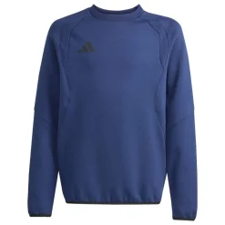 adidas Tiro Travel Crew Sweater Kids Donkerblauw Zwart