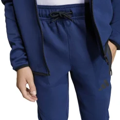 adidas Tiro Travel Joggingpak Full-Zip Kids Donkerblauw
