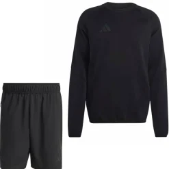 adidas Tiro Travel Joggingpak Korte Broek Zwart