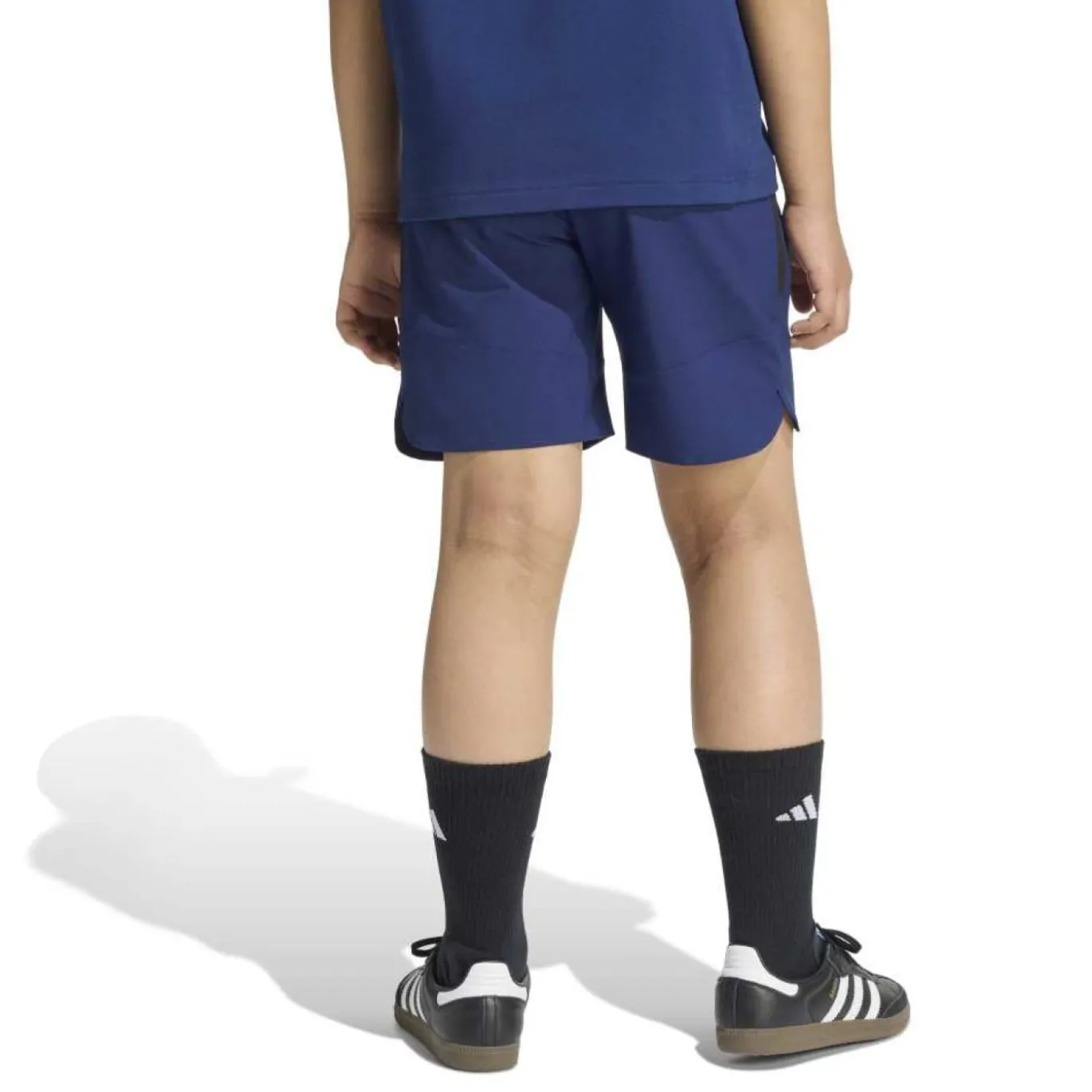 adidas Tiro Travel Joggingpak Korte Broek Kids Donkerblauw Zwart