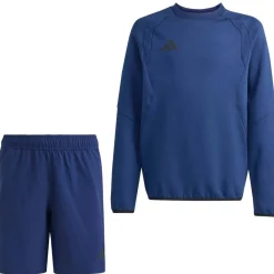adidas Tiro Travel Joggingpak Korte Broek Kids Donkerblauw Zwart