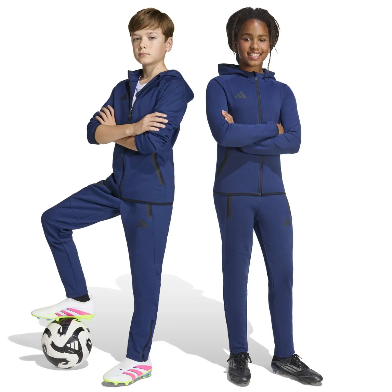 adidas Tiro Travel Joggingsbroek Kids Donkerblauw