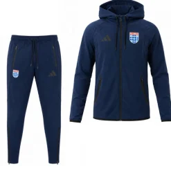 adidas Tiro Travel PEC Zwolle Hooded Presentatiepak Donkerblauw