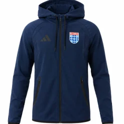 adidas Tiro Travel PEC Zwolle Hooded Presentatiepak Donkerblauw