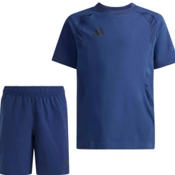 adidas Tiro Travel Trainingsset Kids Donkerblauw Zwart