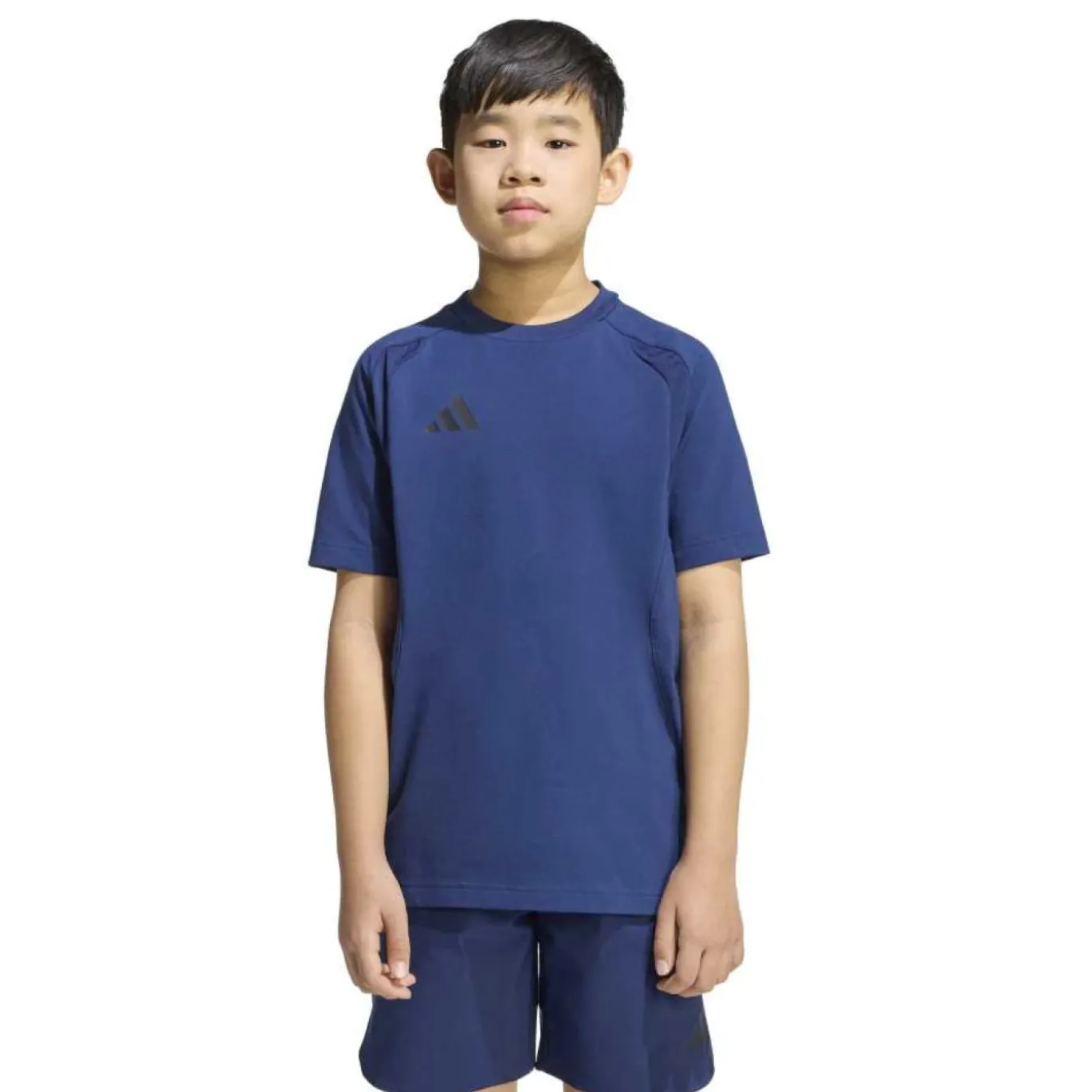 adidas Tiro Travel Trainingsshirt Kids Donkerblauw Zwart