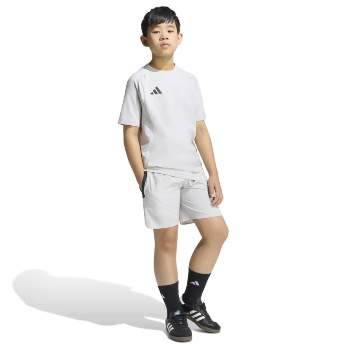 adidas Tiro Travel Trainingsset Kids Grijs Zwart